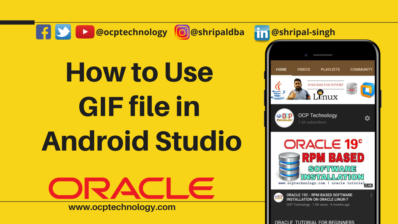 How to Use GIF file in Android Studio