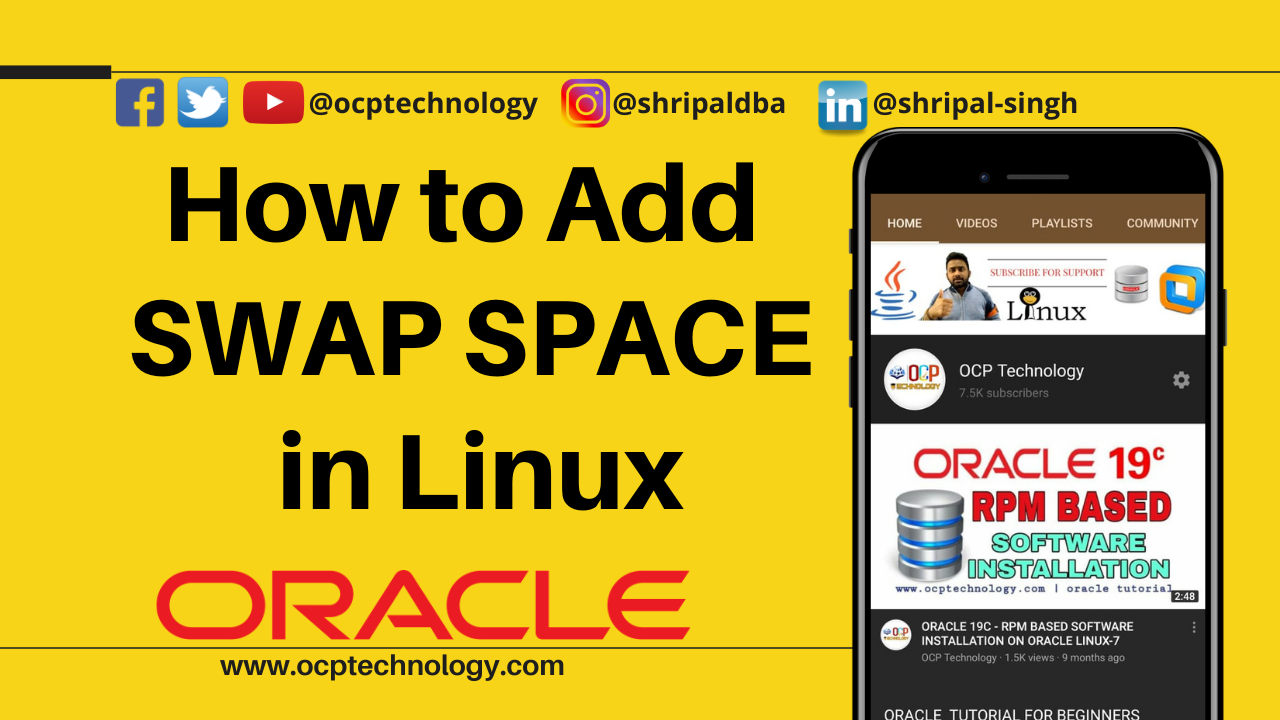 add swap space in linux