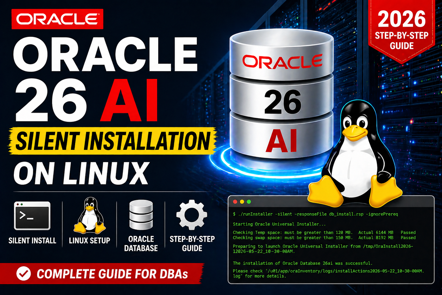 Oracle 26 AI Silent Installation on Linux
